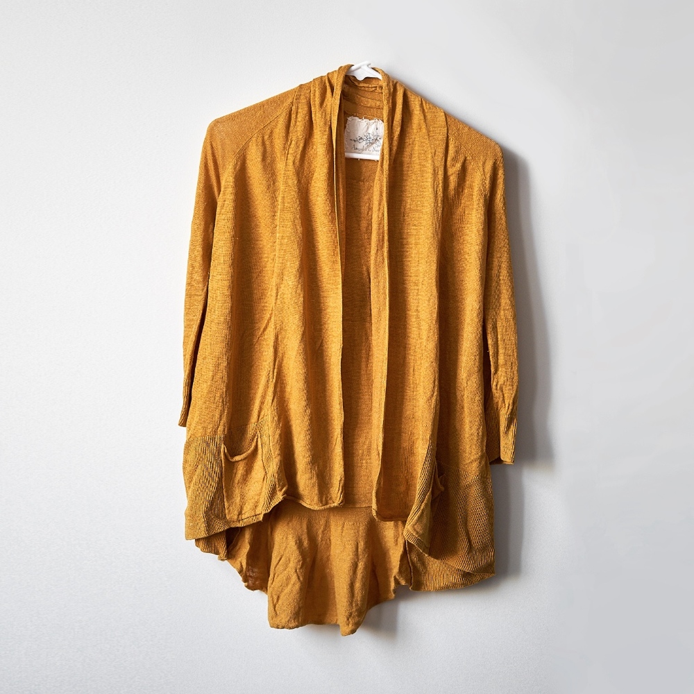 Anthropologie Angel of the North cardigan